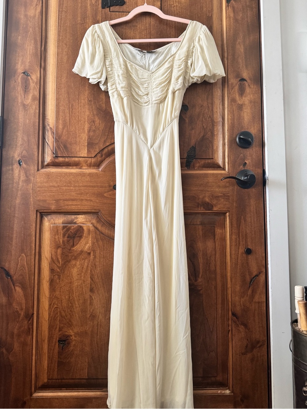 1930’s replica rayon bias cut romantic dress